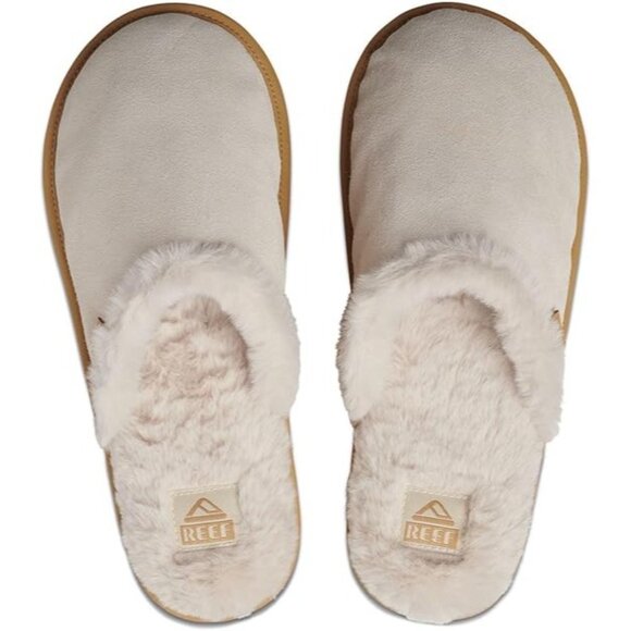 Reef Shoes - Reef Women’s Size M (6.5) Cozy Slipper Vintage Pink Faux-Fur Comfort House Shoe